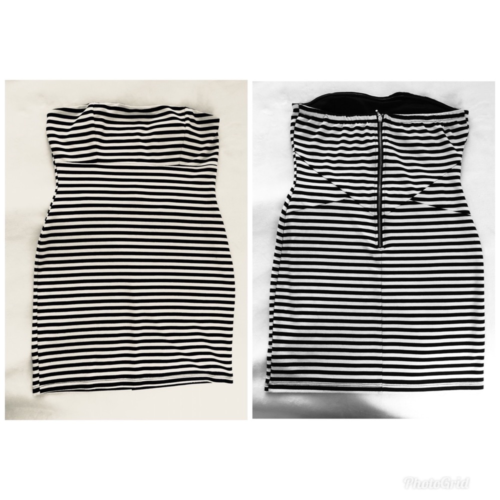 Mini strapless stripe forever 21 Dress